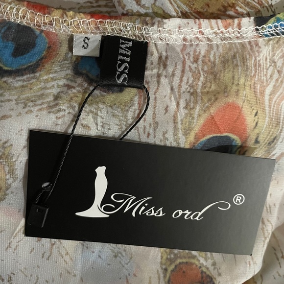 Miss Ord maxi two front slits dress S - Picture 8 of 8